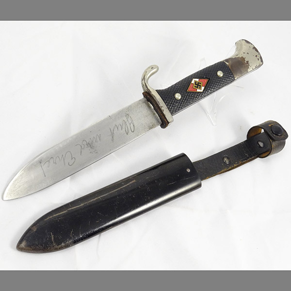 Early Hitler Youth (HJ) Knife by E & F Horster with Motto