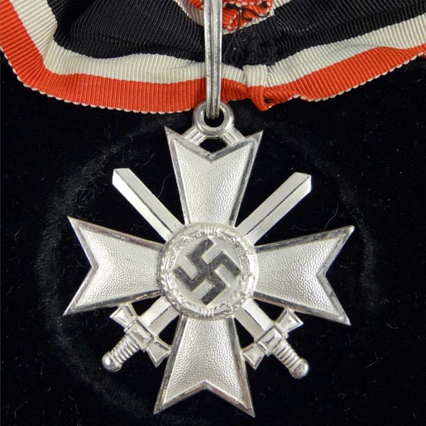 Knight’s Cross of the War Merit Cross with Case by Deschler