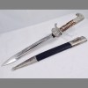 RARE Land Customs (Zolldienst) Clamshell Dress Bayonet with Stag Grip by Clemen & Jung
