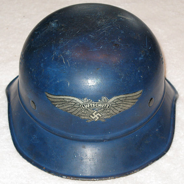 Luftschutz Three-Piece Beaded Gladiator Helmet
