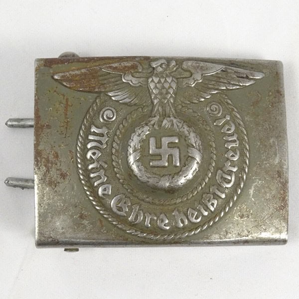 Waffen-SS EM Belt Buckle by RODO (rare maker)